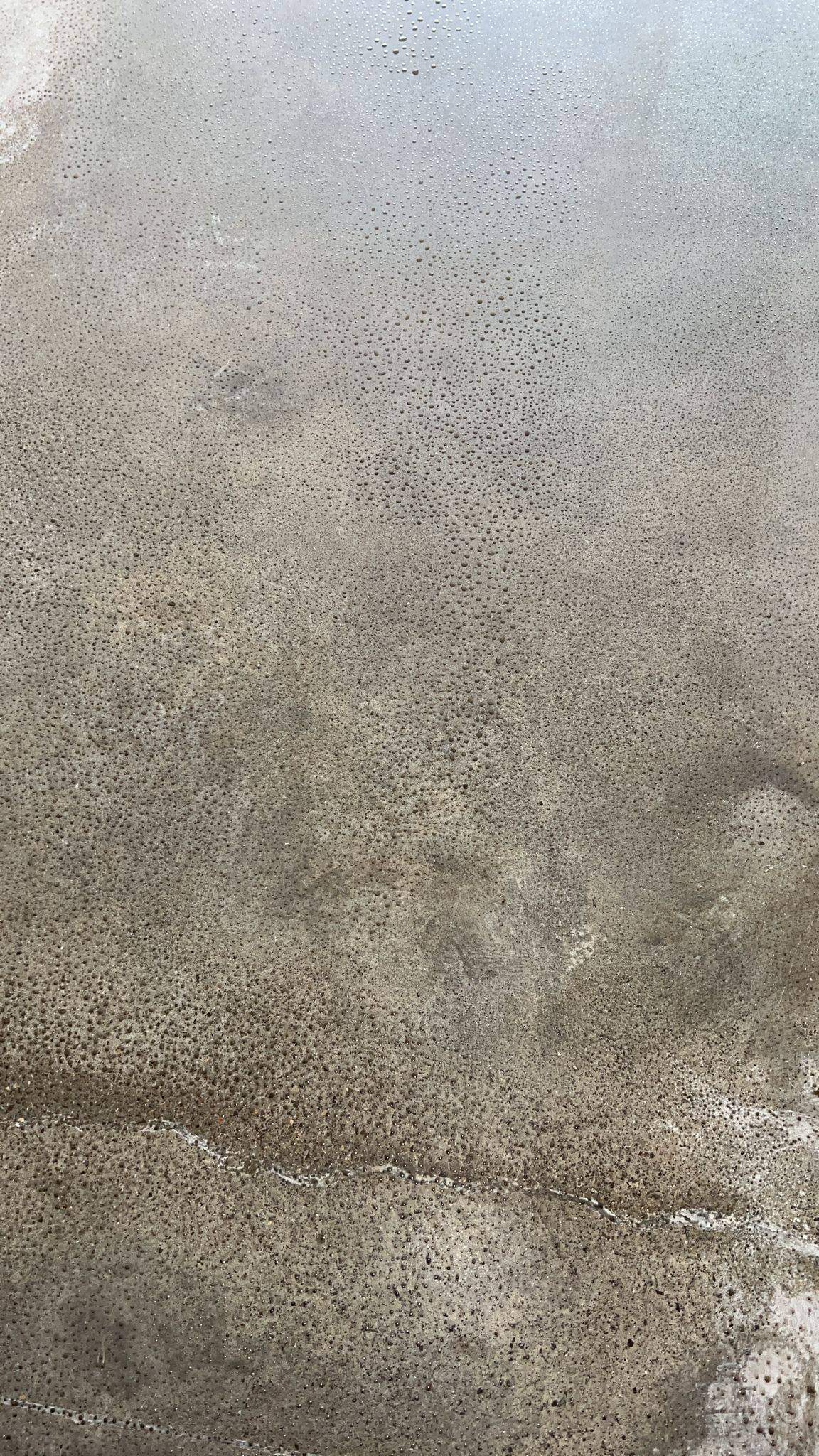 Detalle de acabado de terrazo continuo Stone Feel